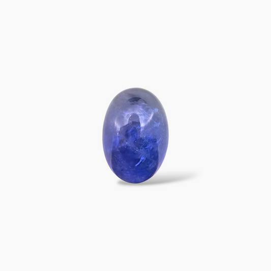 buy Natural Blue Tanzanite Stone 16.67 Carats Cabochon Cut (16.5 x 11.7 mm)