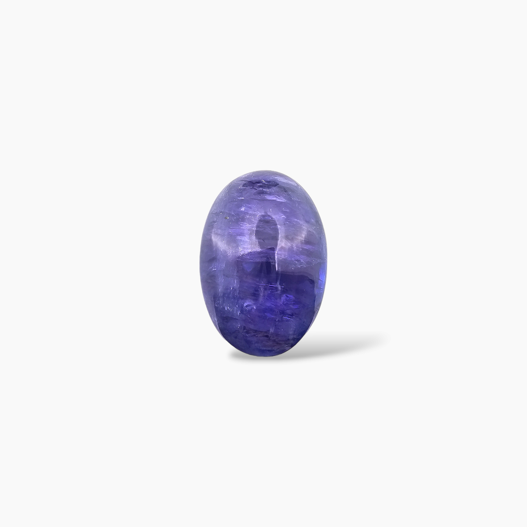 buy Natural Blue Tanzanite Stone 30.58 Carats Cabochon Cut (22 x 15.5 mm)