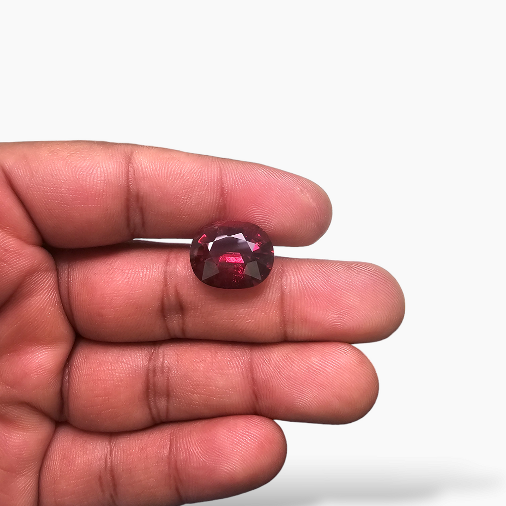 Natural Rubellite Tourmaline Stone 11.40 Carats Oval Cut (1.6 x 13.5 x 8 mm)
