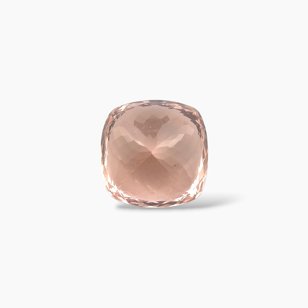 online Natural Peach Morganite Stone 7.73 Carats Cushion Cut (12 mm)