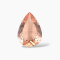 buy Natural Peach Morganite Stone 6.55 Carats Pear Cut (17.6 x 12 mm) 