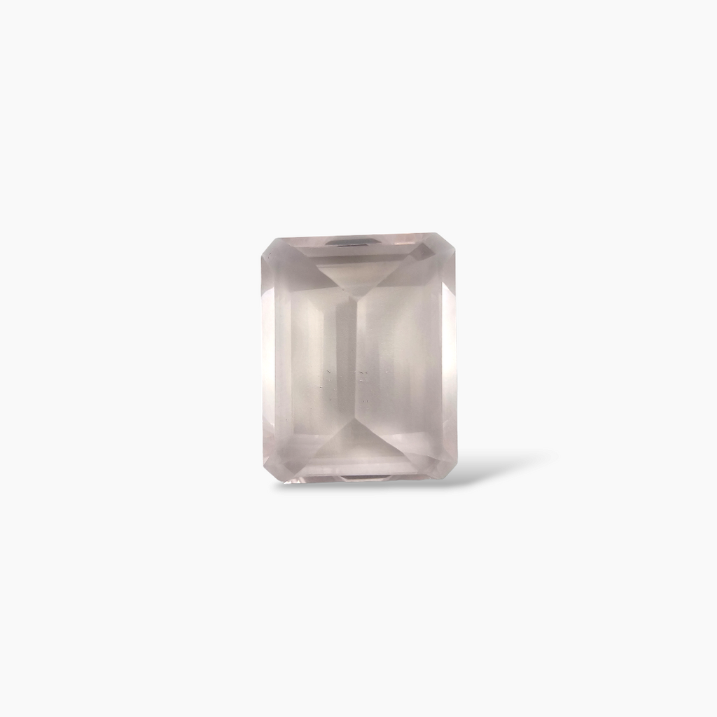 loose Natural Pink Morganite Stone 34.39 Carats Emerald Cut (14.6 x 19.7 mm) 