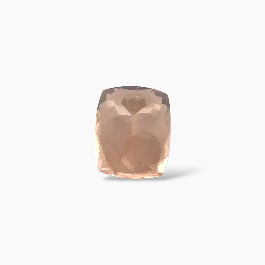 online Natural Peach Morganite Stone 6.28 Carats Cushion Cut (13 x 9.8 mm)