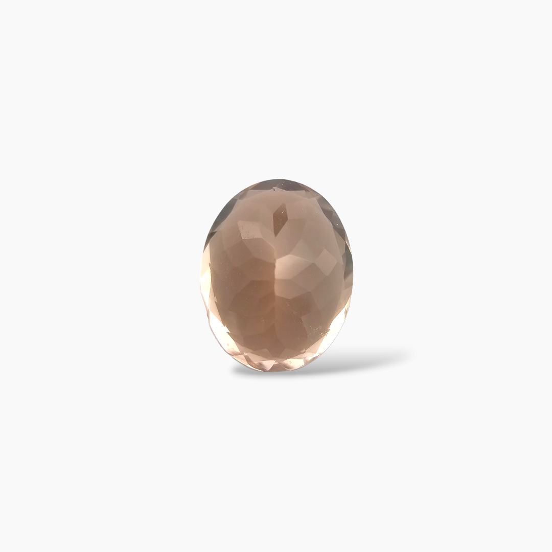 online Natural Peach Morganite Stone 2.88 Carats Oval Cut ( 8x9 mm)
