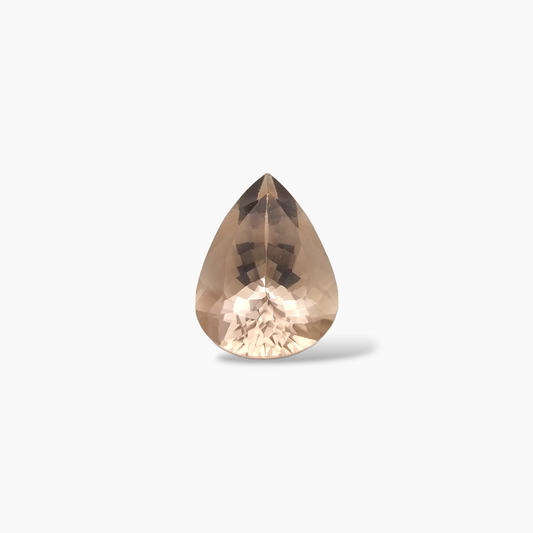buy Natural Peach Morganite Stone 5.11 Carats Pear Cut (15 x 9.8 mm)