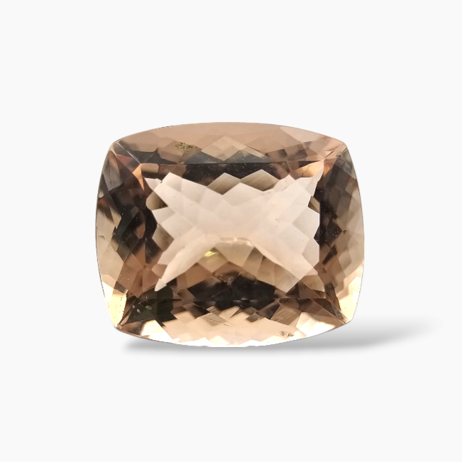 buy Natural Peach Morganite Stone 5.17 Carats Cushion Cut (12x10 mm)