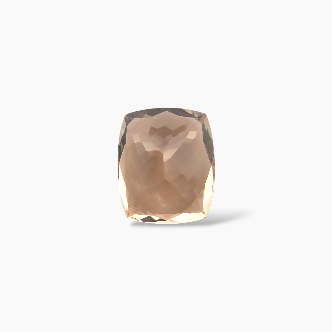 online Natural Peach Morganite Stone 5.17 Carats Cushion Cut (12x10 mm)