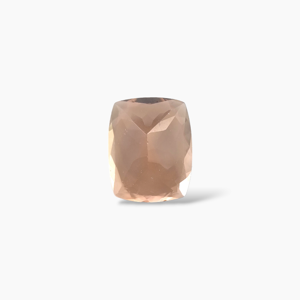 online Natural Peach Morganite Stone 3.90 Carats Cushion Cut (11x9 mm)