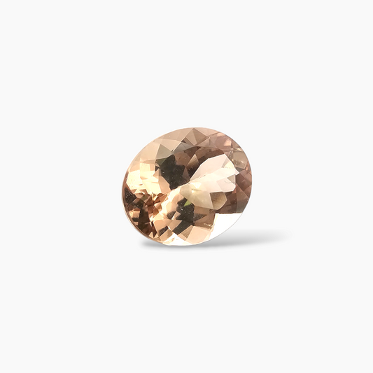 buy Natural Peach Morganite Stone 3.42 Carats Oval Cut (11x9 mm)