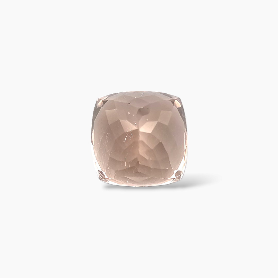 online Natural Peach Morganite Stone 4.45 Carats Cushion Cut (8.5 mm)