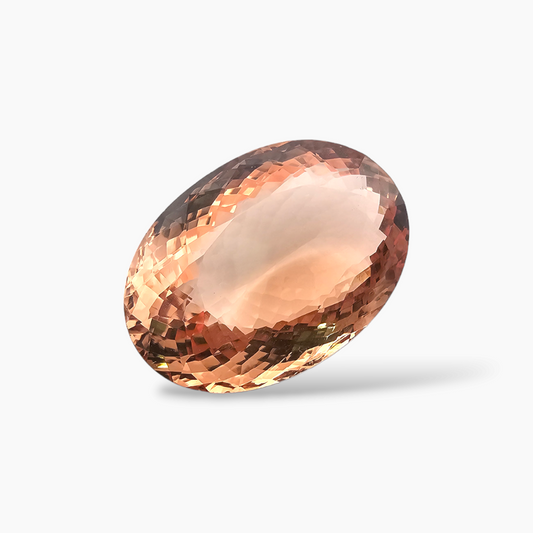 shop Natural Peach Morganite Stone 26.86 Carats Oval Cut ( 24.3x14.8 mm )