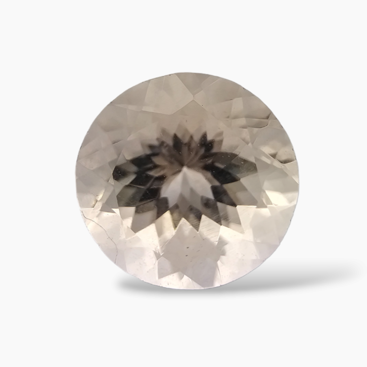buy Natural Peach Morganite Stone 2.64 Carats Round Cut (9 mm)