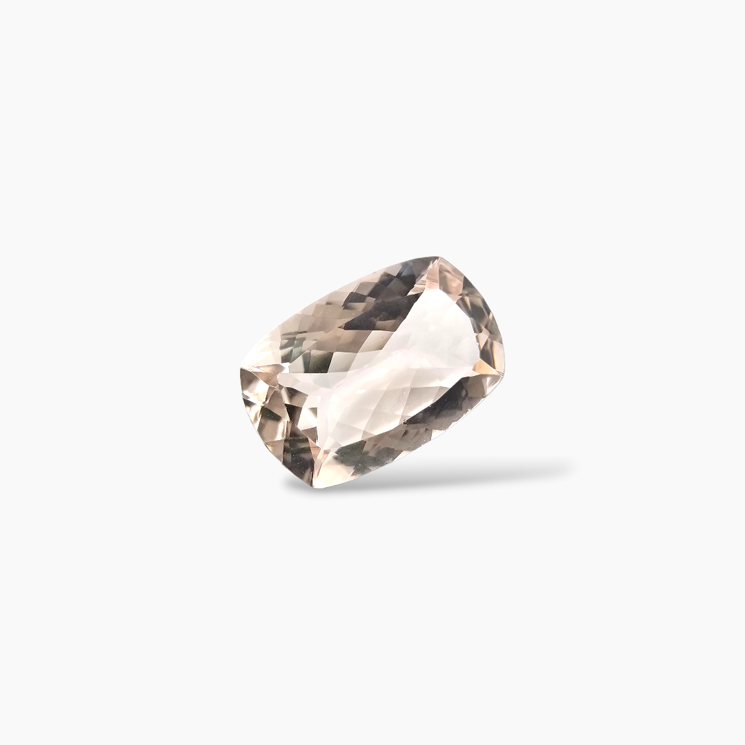 shop Natural Peach Morganite Stone 3.05 Carats Cushion Cut (12x8 mm)
