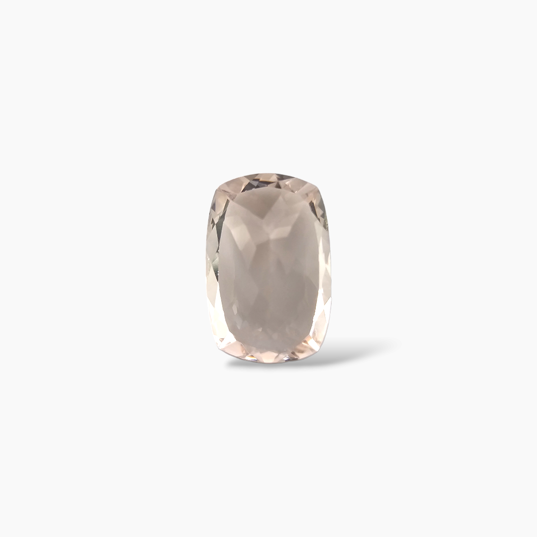 shop Natural Peach Morganite Stone 3.05 Carats Cushion Cut (12x8 mm)