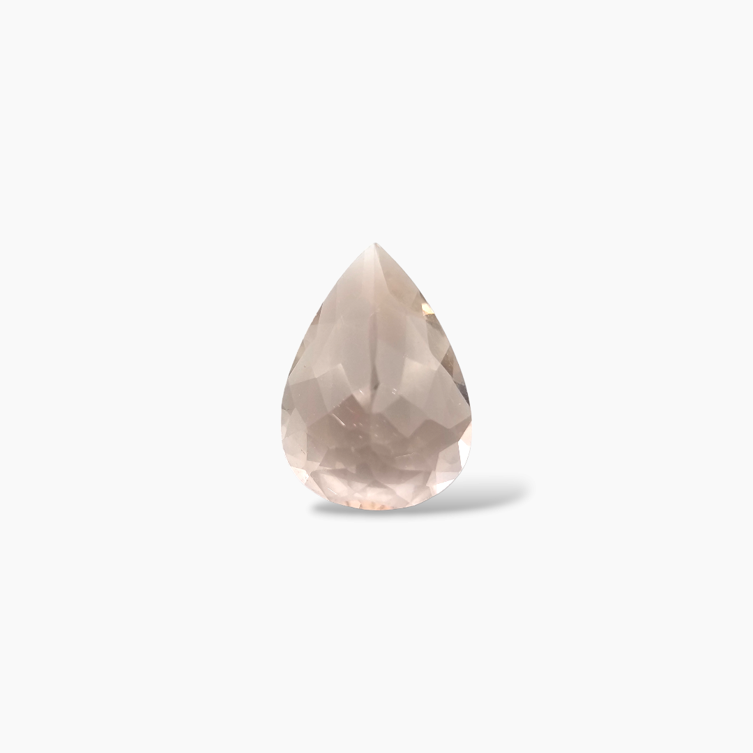 online Natural Peach Morganite Stone 2.4 Carats Pear Cut (12x8.8 mm)