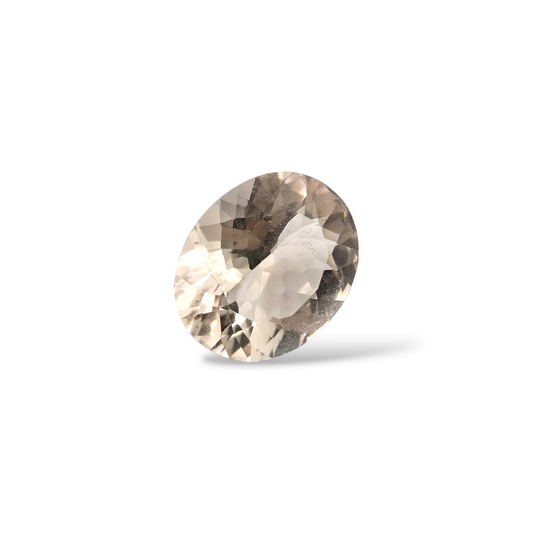 shop Natural Peach Morganite Stone 2.8 Carats Oval Cut (11x9 mm) 