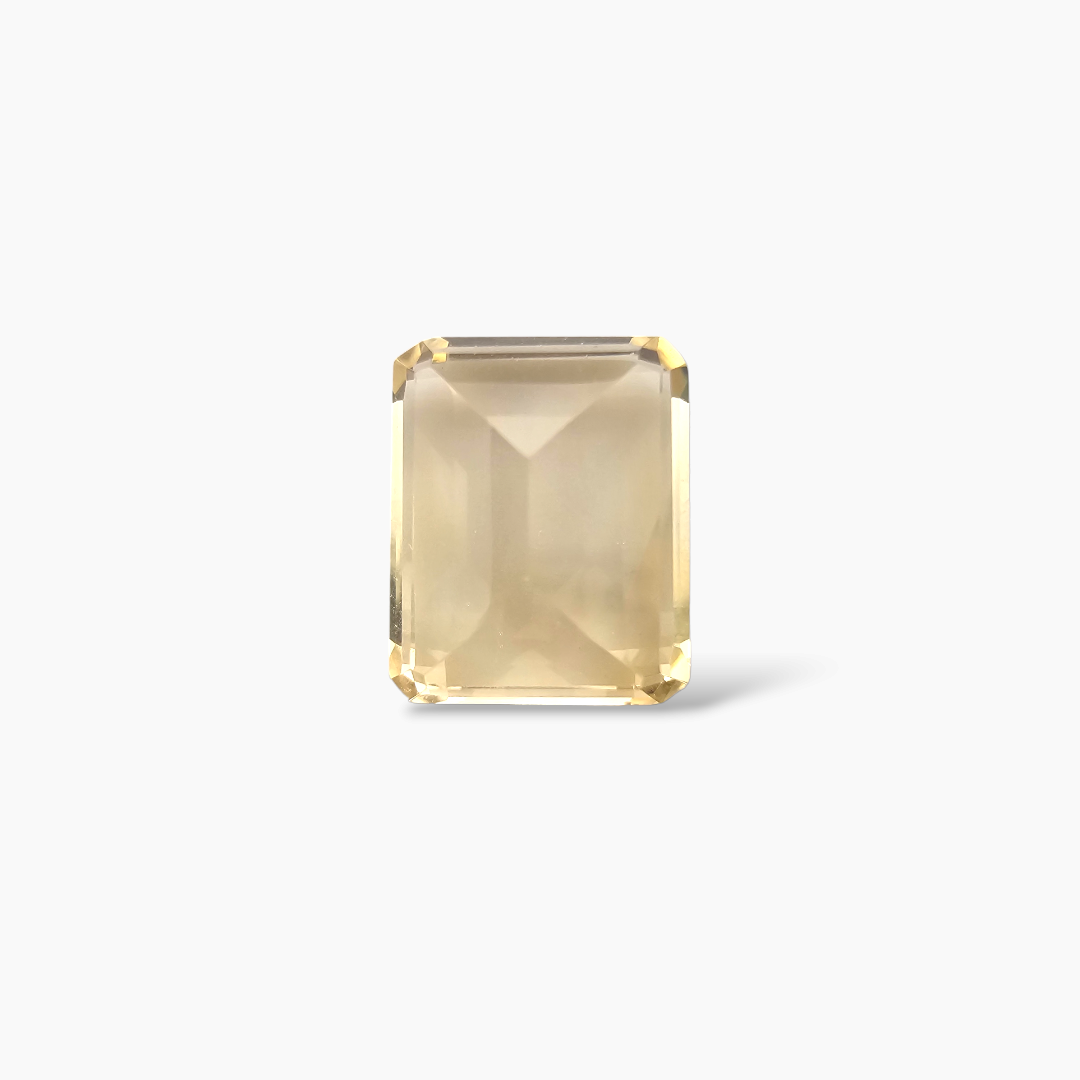 loose Natural Citrine Stone 5.8 Carats Emerald Cut (12x10  mm)