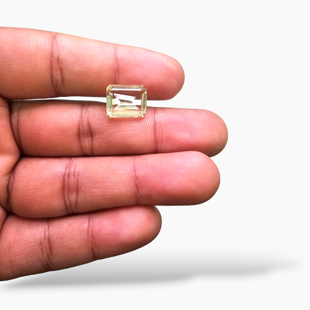 online Natural Citrine Stone 5.8 Carats Emerald Cut (12x10  mm)]