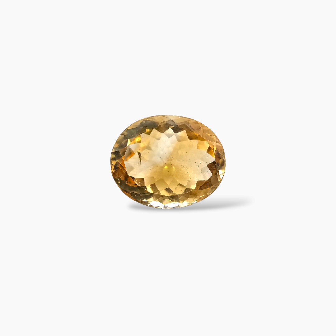 buy Natural Citrine Stone 9.42 Carats Oval Cut (15.3X14 mm)