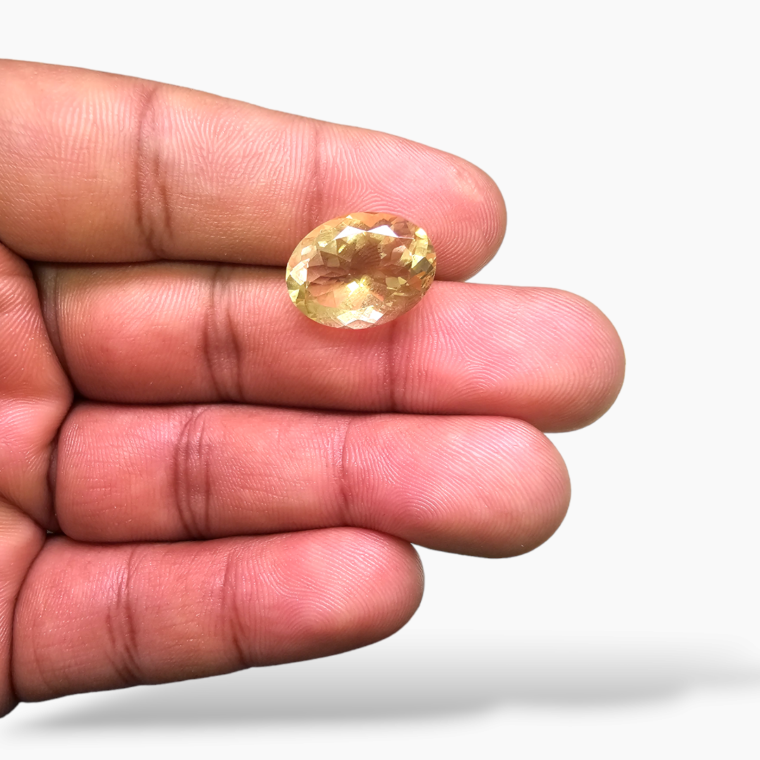 online Natural Citrine Stone 8.48 Carats Oval Cut (16x12 mm)
