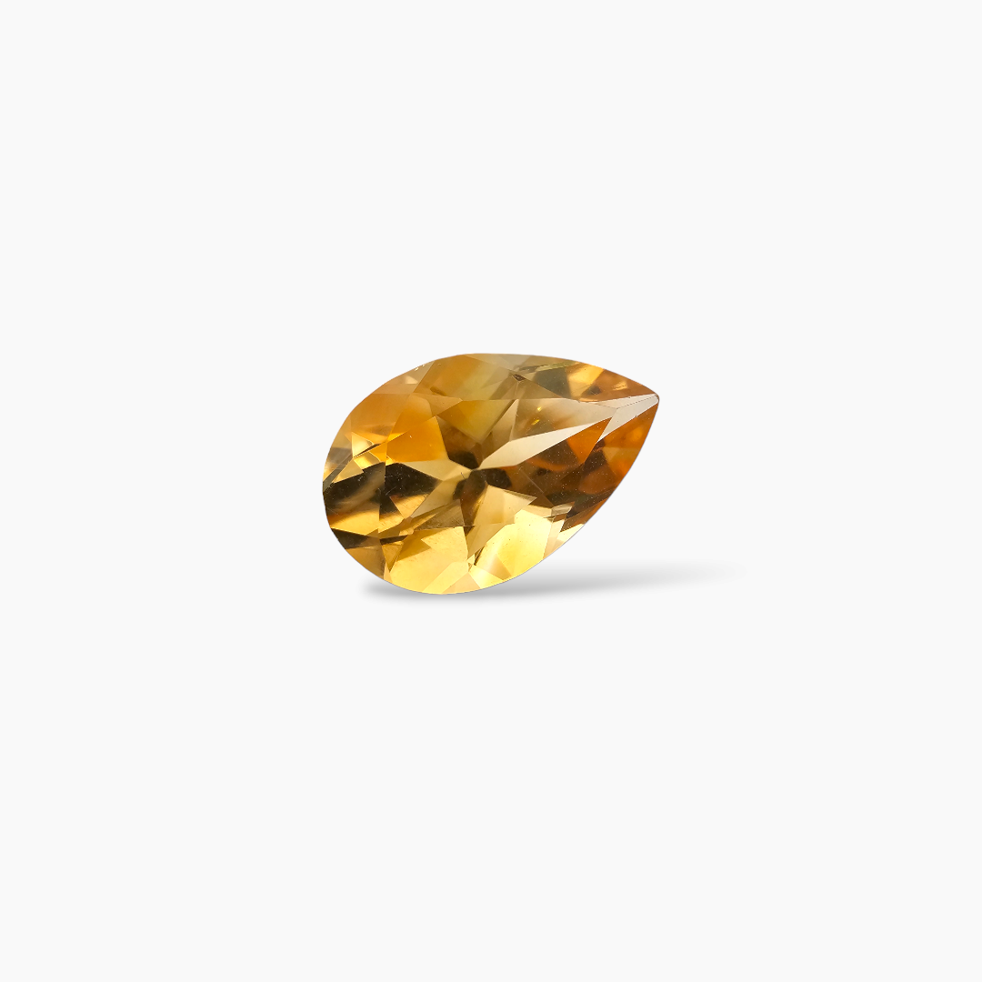 shop Natural Citrine Stone 4.45 Carats Pear Cut (14x10 mm)