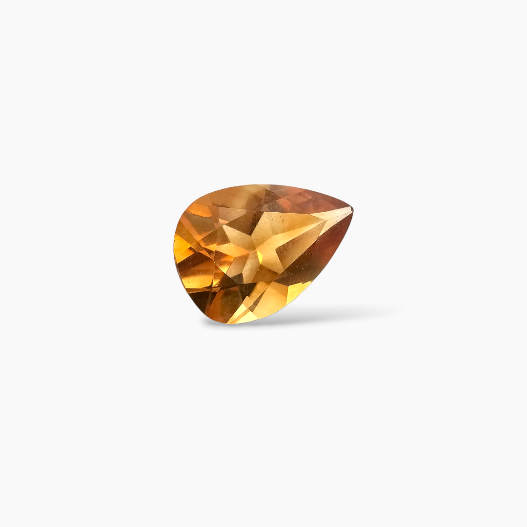 shop Natural Citrine Stone 4.22 Carats Pear Cut (14x10 mm)