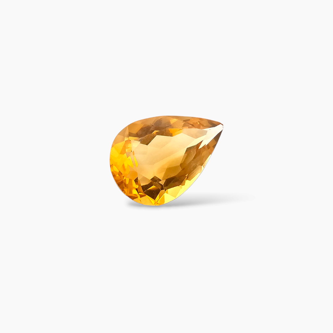 shop Natural Citrine Stone 4.78 Carats Pear Cut (15x10 mm)