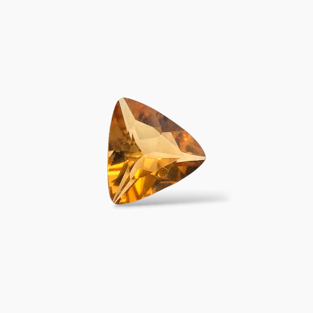 shop Natural Citrine Stone 0.78 Carats Trilliant Cut (7 mm)