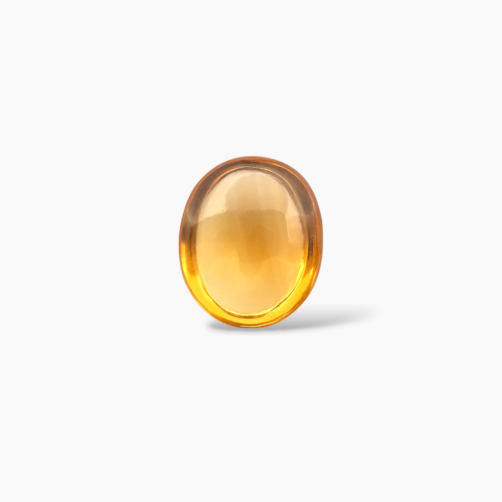 buy Natural Citrine Stone 5.88 Carats Cabochon  ( 13x10.6  mm) 