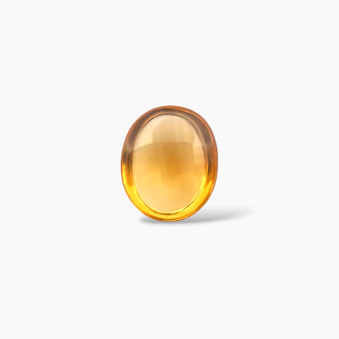 buy Natural Citrine Stone 5.88 Carats Cabochon  ( 13x10.6  mm) 
