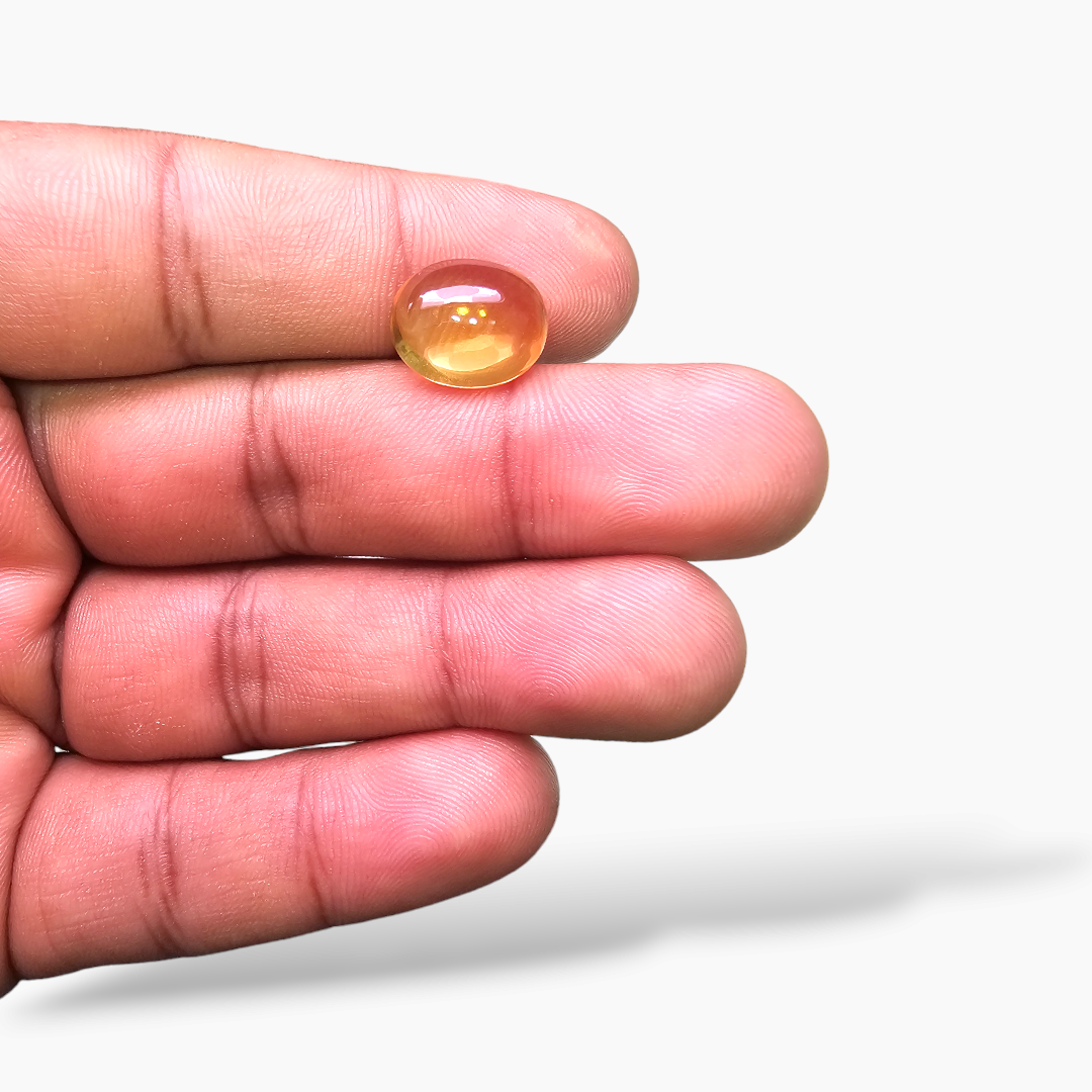online Natural Citrine Stone 5.88 Carats Cabochon  ( 13x10.6  mm)