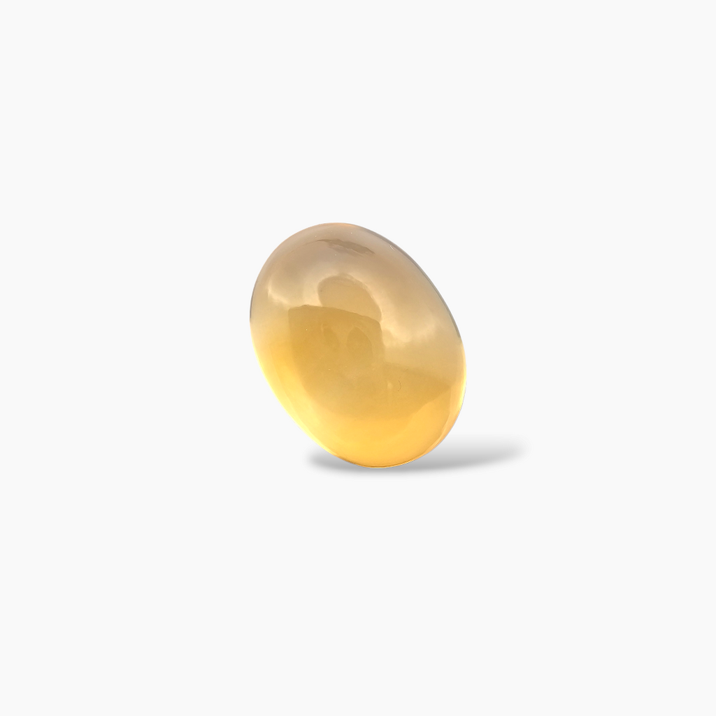 shop[ Natural Citrine Stone 14.08 Carats Cabochon  ( 18.5x14.5 mm)