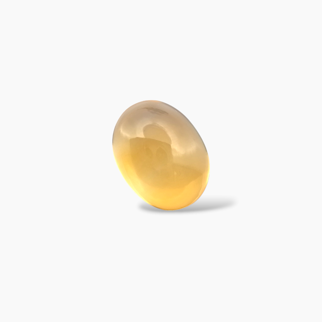 shop[ Natural Citrine Stone 14.08 Carats Cabochon  ( 18.5x14.5 mm)