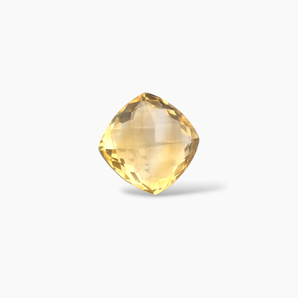 shop Natural Citrine Stone 9.88 Carats Cushion Cut( 13 mm)