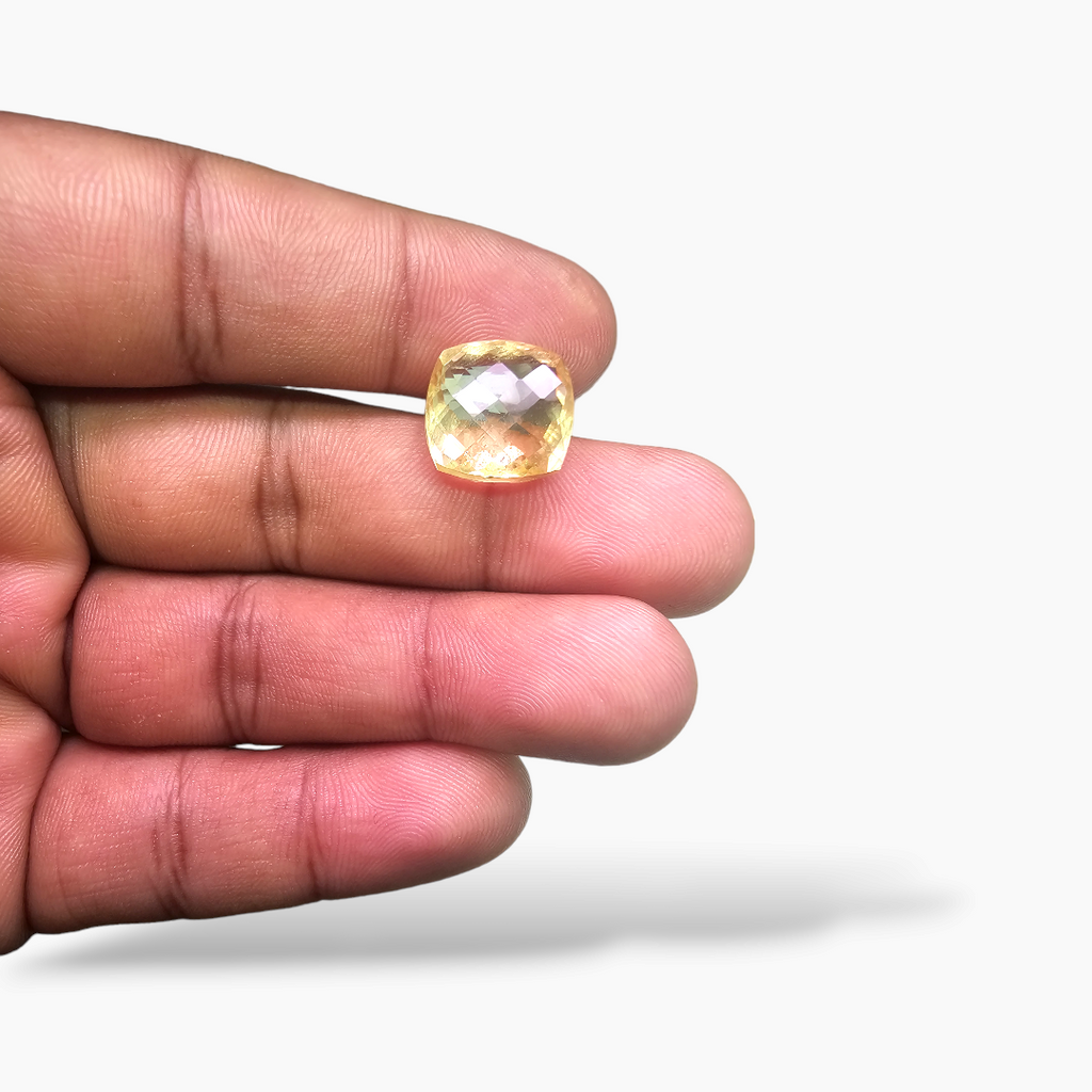 online Natural Citrine Stone 9.88 Carats Cushion Cut( 13 mm)