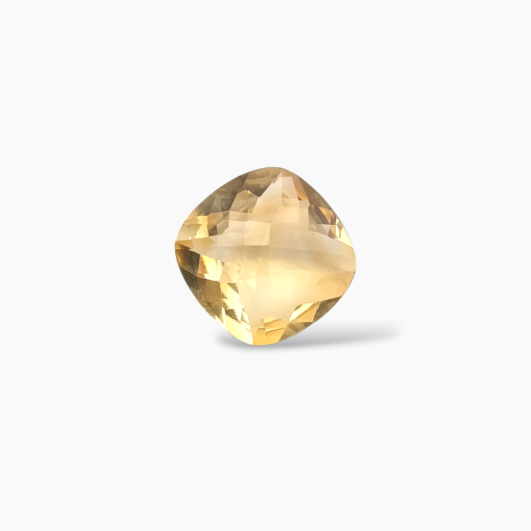 shop Natural Citrine Stone 6.48 Carats Cushion Cut ( 13 mm) 