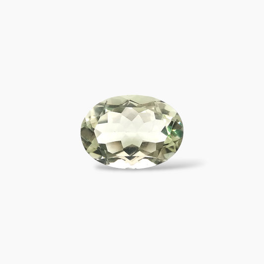 buy Natural Green Amethyst  Stone 6.39 Carats Oval   ( 15x10  mm)