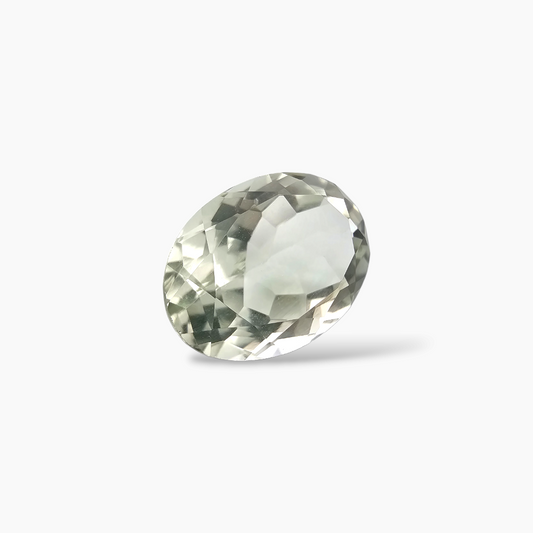 shop Natural Green Amethyst  Stone 6.39 Carats Oval   ( 15x10  mm)
