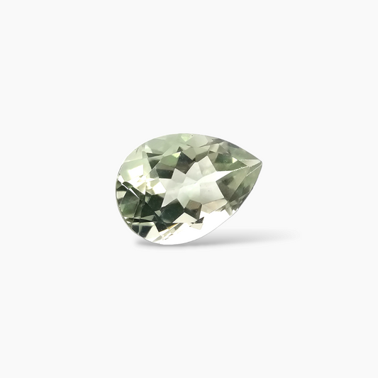 Natural Green Amethyst  Stone 6.20 Carats Pear  ( 15x10  mm)