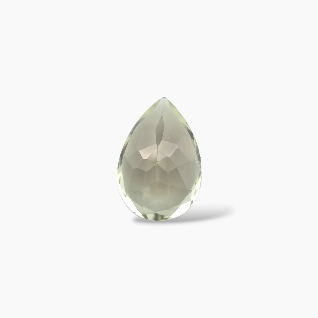 Natural Green Amethyst  Stone 6.20 Carats Pear  ( 15x10  mm)