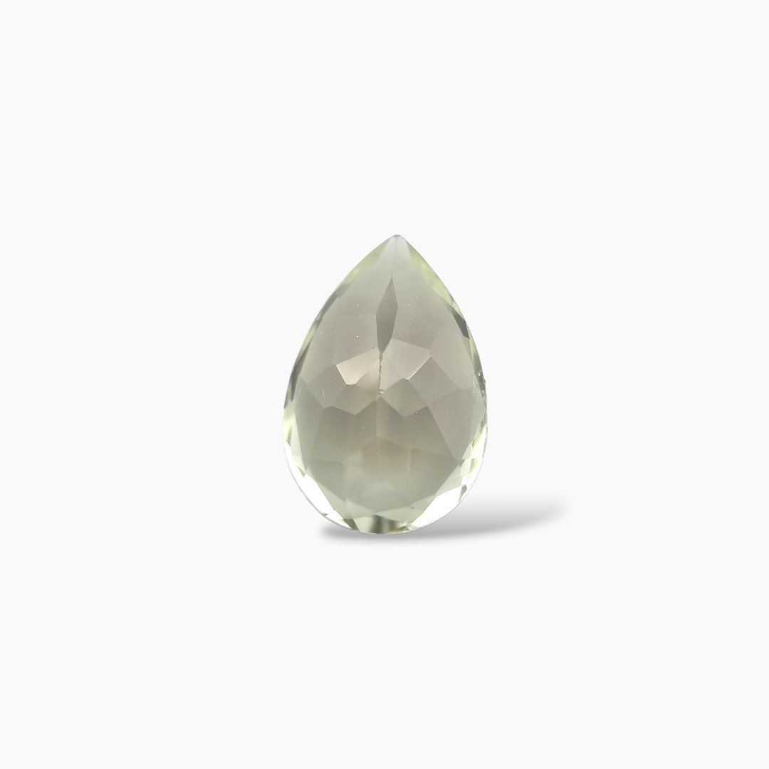 Natural Green Amethyst  Stone 6.20 Carats Pear  ( 15x10  mm)