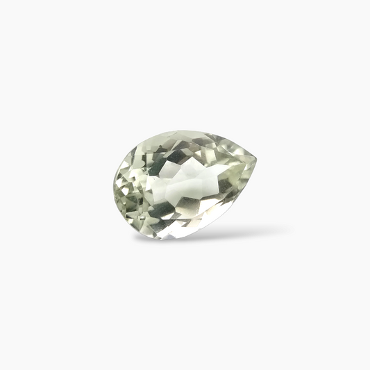 shop Natural Green Amethyst  Stone 6.59 Carats Pear  ( 15x10  mm)