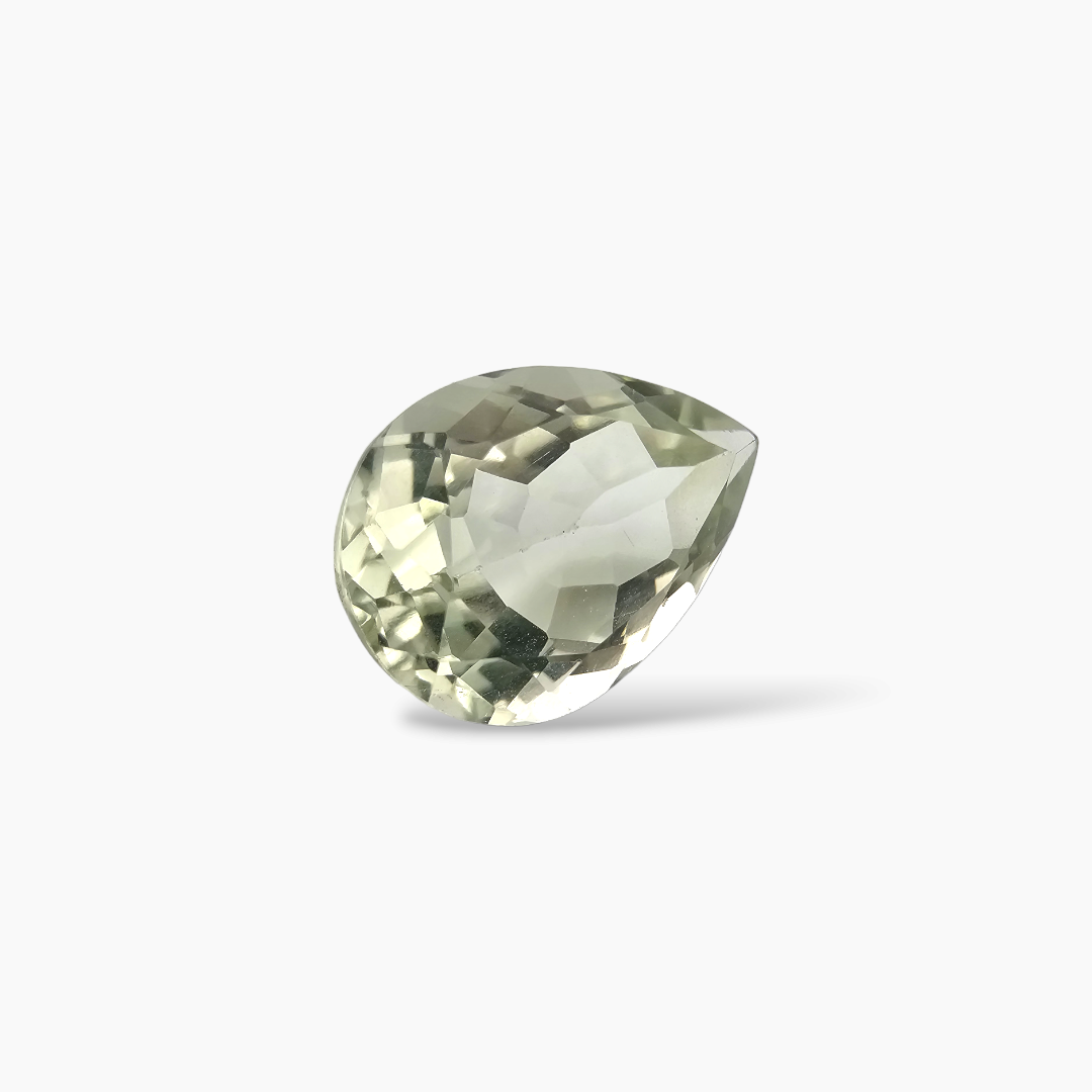 shop Natural Green Amethyst  Stone 6.12 Carats Pear  ( 15x10  mm) 