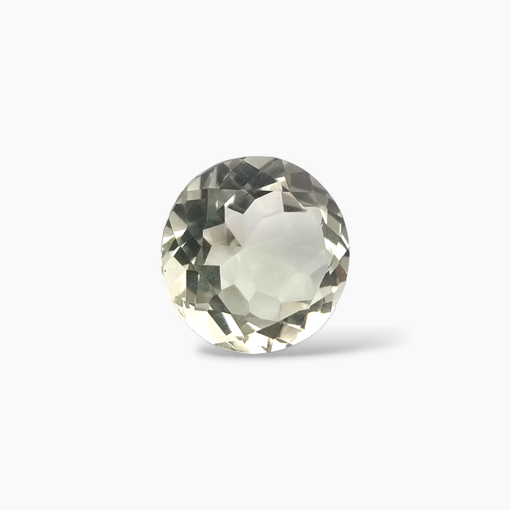 shop Natural Green Amethyst  Stone 5.95 Carats Round ( 12 mm)