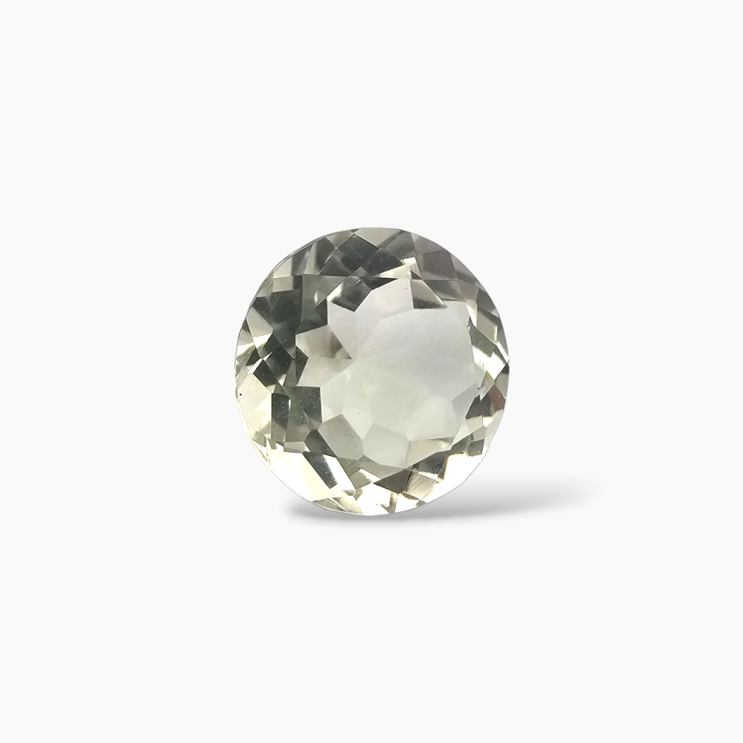 shop Natural Green Amethyst  Stone 5.95 Carats Round ( 12 mm)