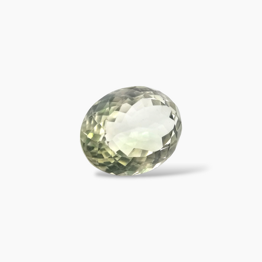 shop Natural Green Amethyst  Stone 12.50 Carats Oval ( 15x12.5 mm) 