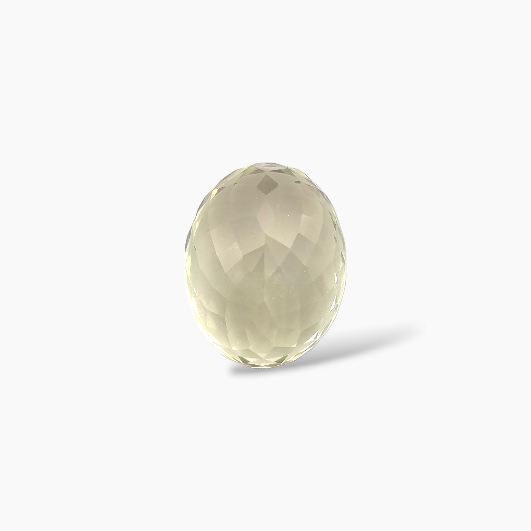 loose Natural Green Amethyst  Stone 12.50 Carats Oval ( 15x12.5 mm) 