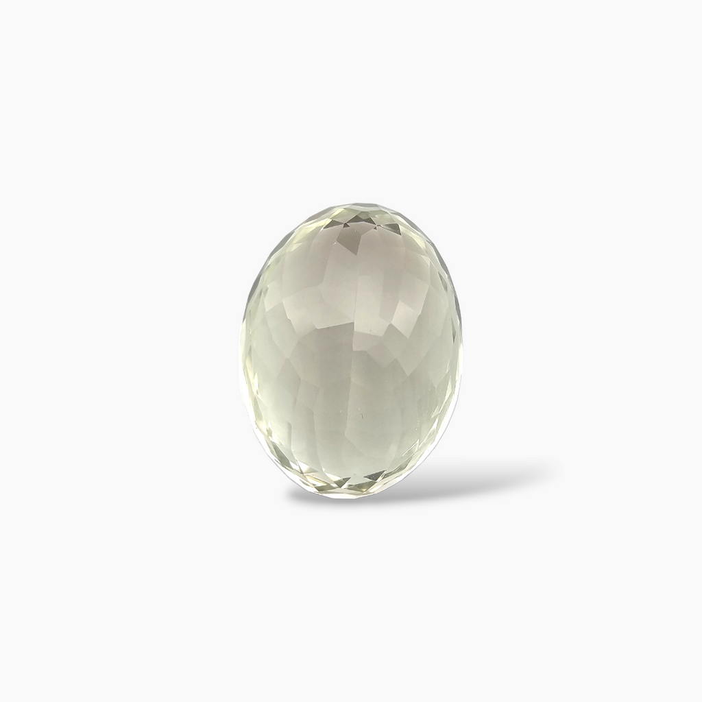 loose Natural Green Amethyst  Stone 8.93 Carats Oval ( 15.3x11.5  mm) 