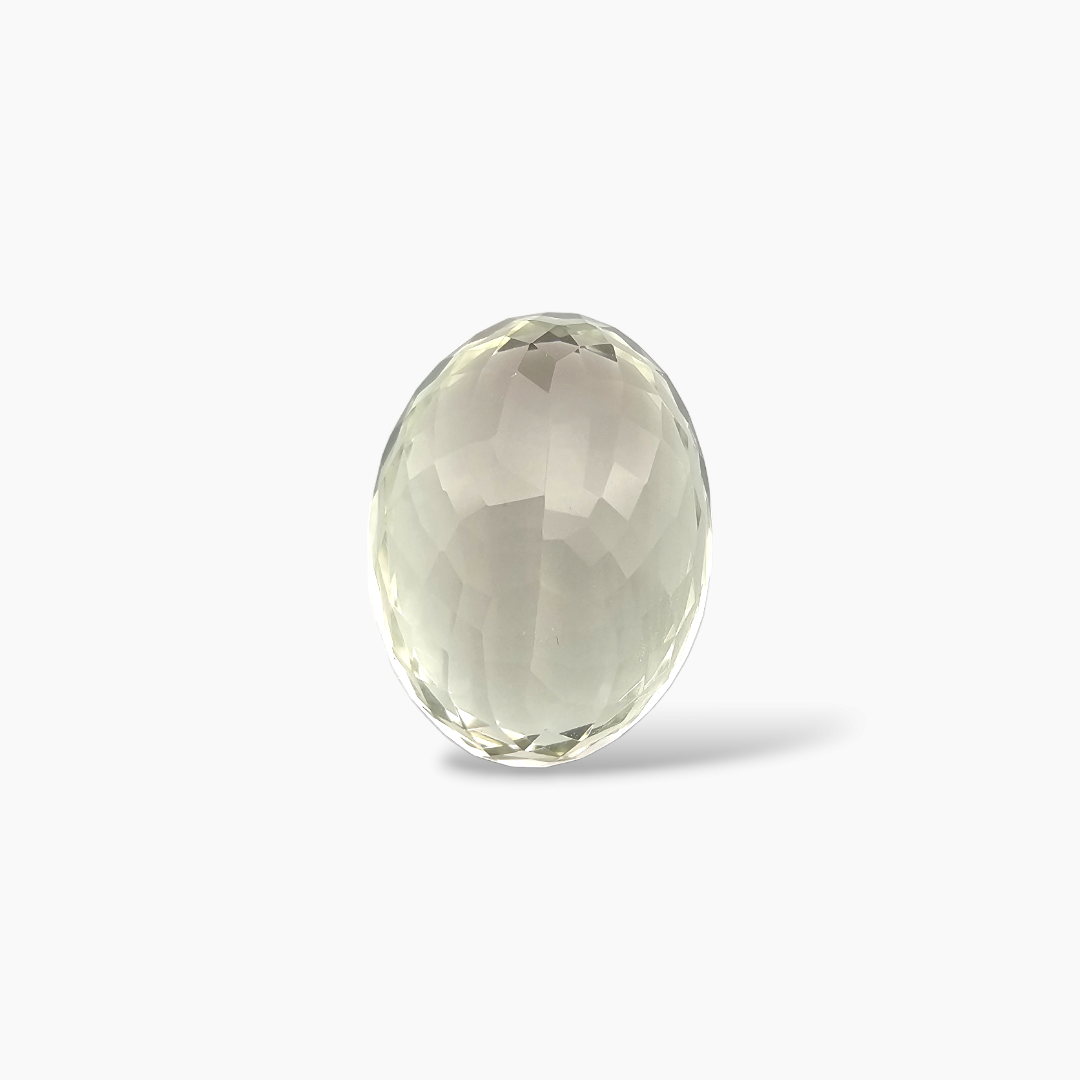 loose Natural Green Amethyst  Stone 8.93 Carats Oval ( 15.3x11.5  mm) 