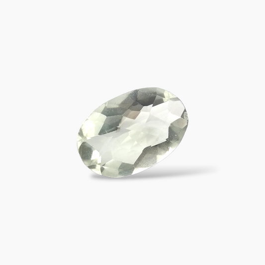 shop Natural Green Amethyst  Stone 3.92 Carats Oval ( 14x9 mm) 